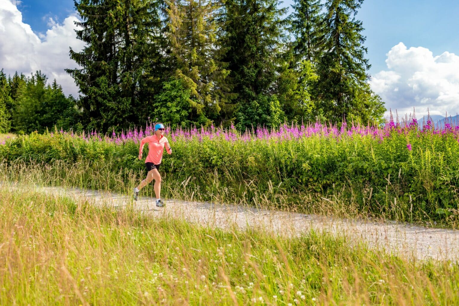 During the summer months between marathon blocks