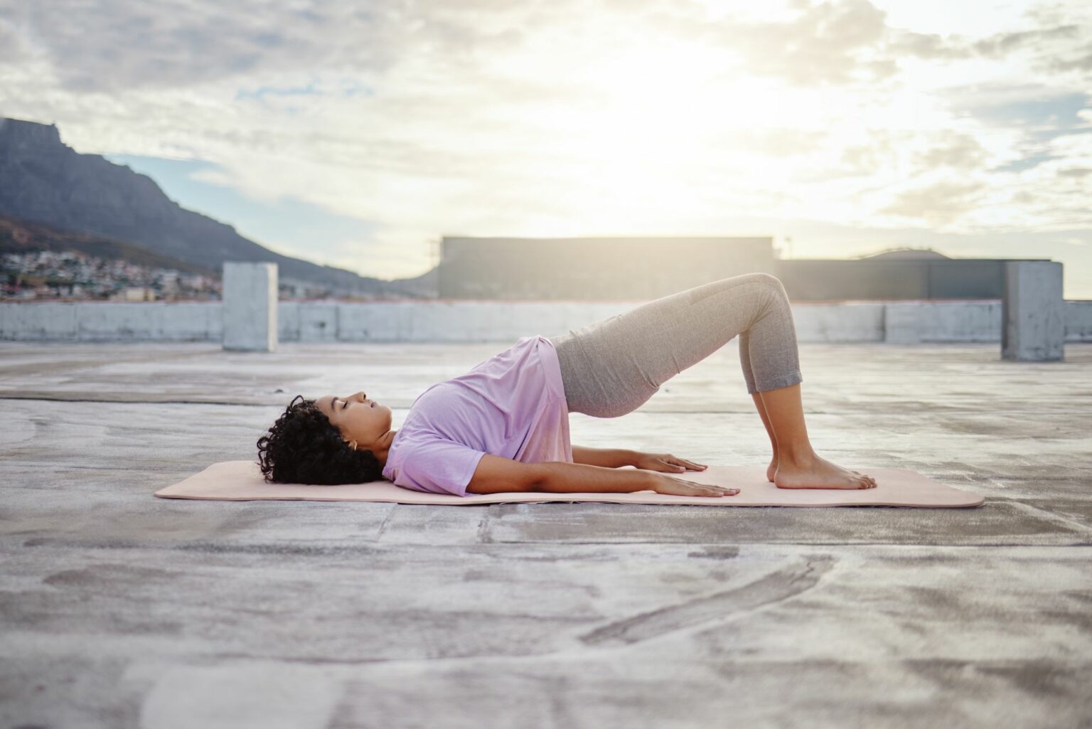 Pilates stretches for post-run recovery