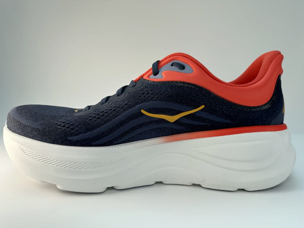 Hoka Bondi 9 review: side of shoe