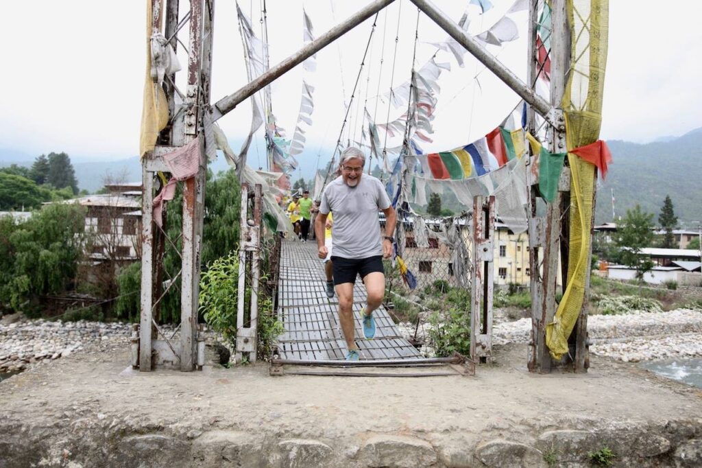 Struggling at the Thunder Dragon Half in my early come back - Mike Gratton