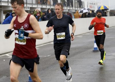 Stu looking to crack the sub 3 hour marathon